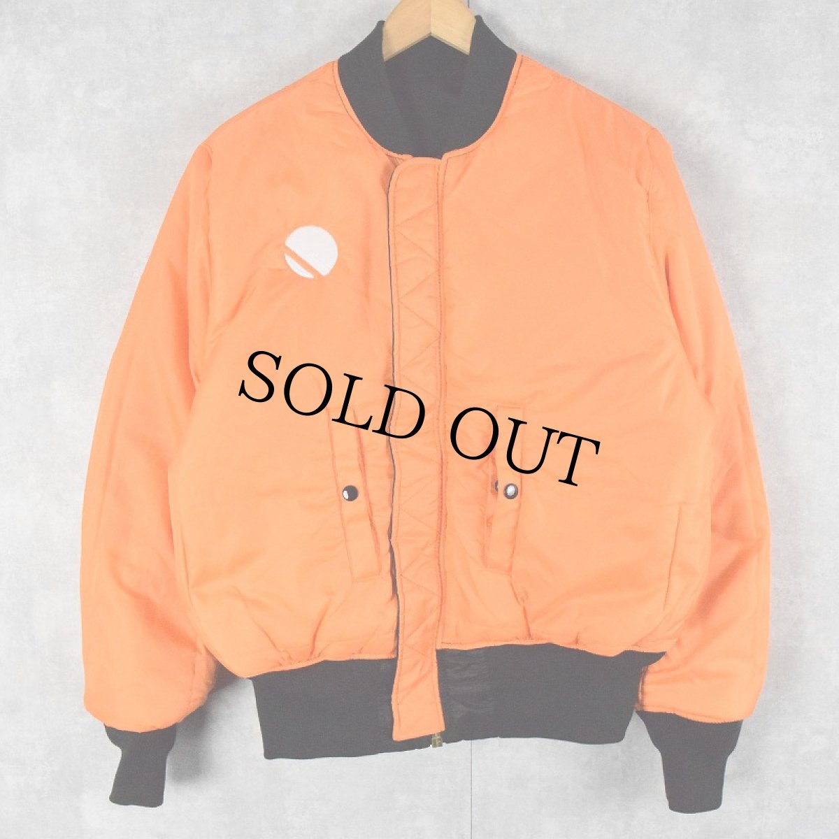 画像2: 民間品 ALPHA INDUSTRIES,INC. MA-1 フライトジャケット M (2)