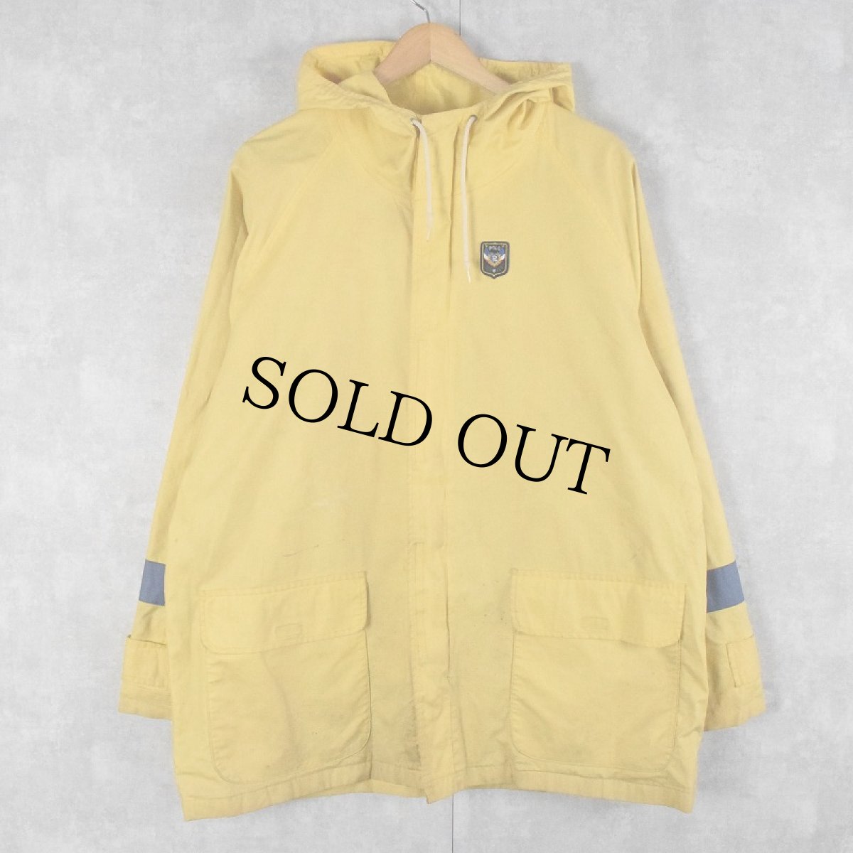 画像1: POLO Ralph Lauren ポロパッチ付き レインパーカー L (1)