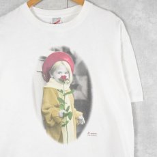 画像1: 90's Kim Anderson USA製 アートフォトプリントTシャツ L (1)