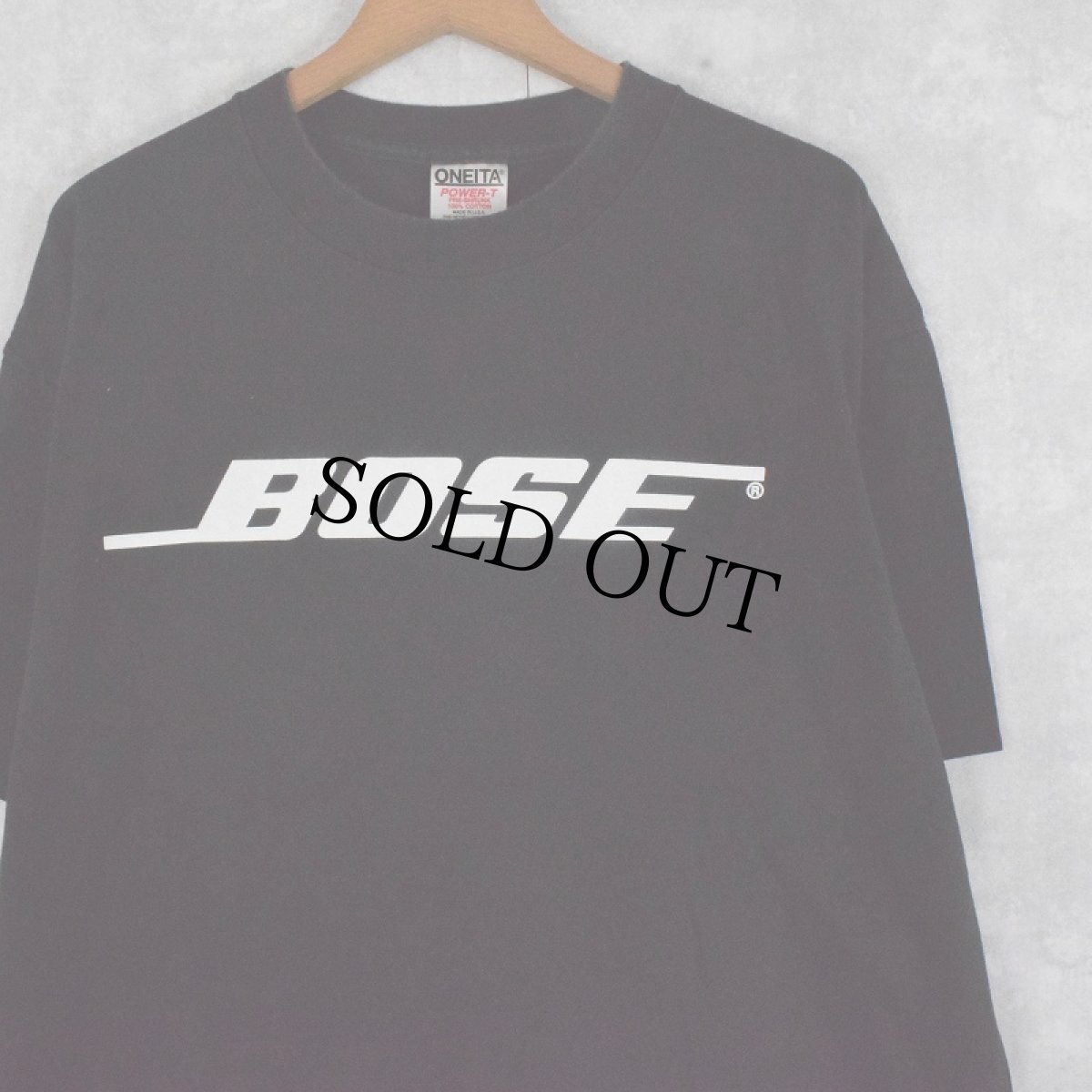 画像1: 90's BOSE USA製 音響機器ロゴTシャツ XL  (1)