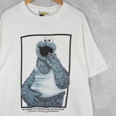 画像1: 90's COOKIE MONSTER USA製 "Calvin Klein"パロディTシャツ XL (1)