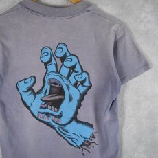 画像2: 80's SANTA CRUZ USA製 "SCREAMING HAND" ロゴプリントTシャツ S (2)