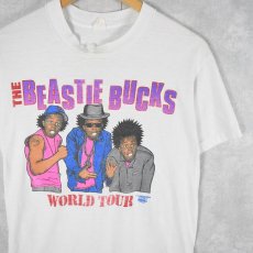 画像1: 【SALE】 80's "THE BEASTIE BUCKS" パロディープリントTシャツ L (1)