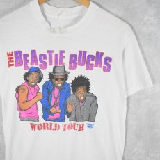 画像1: 80's "THE BEASTIE BUCKS" パロディープリントTシャツ L (1)