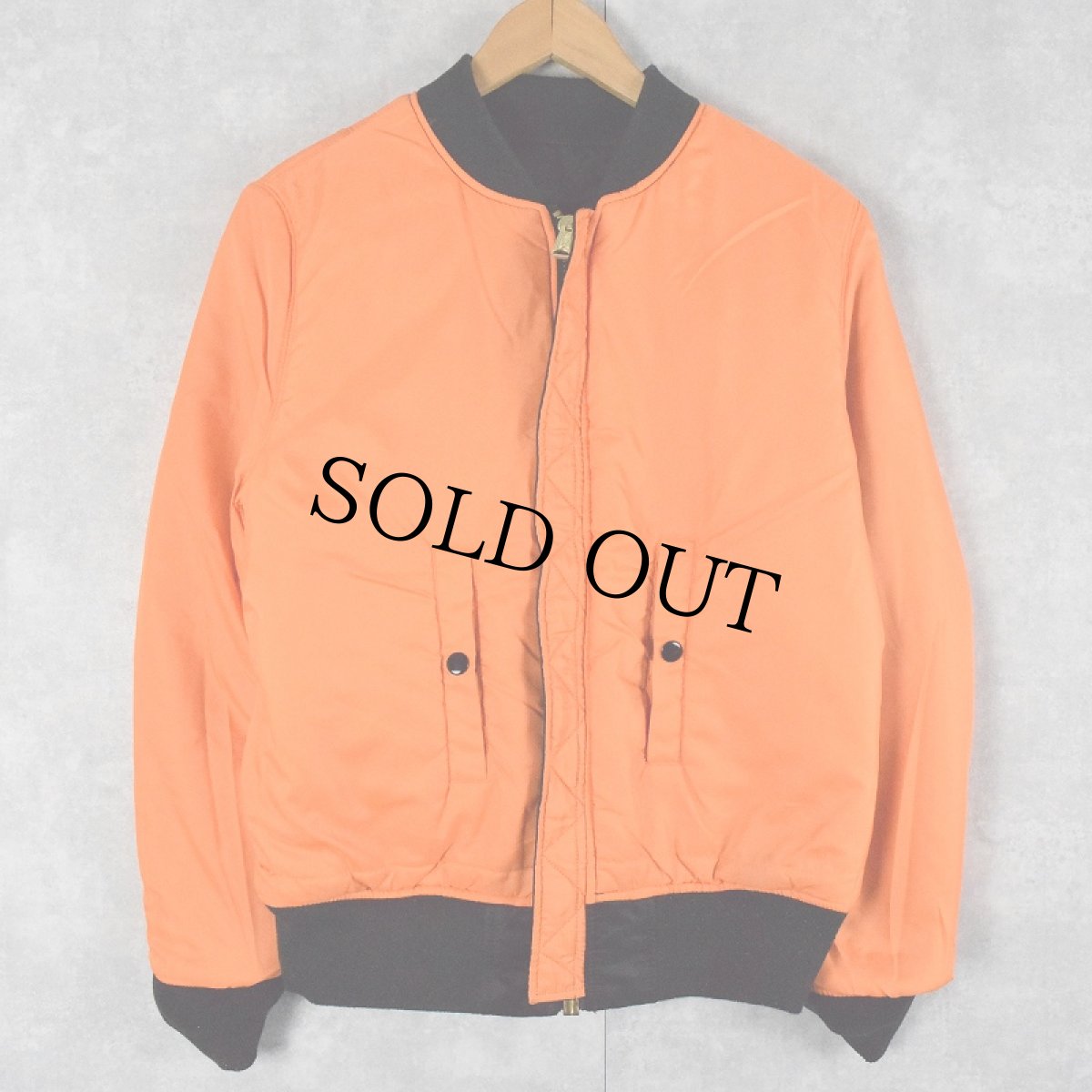 画像2: 民間品 ALPHA INDUSTRIES,INC. MA-1 フライトジャケット (2)