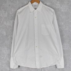 画像1: 60's〜 PILGRIM マチ付き ホワイトコットンシャツ (1)