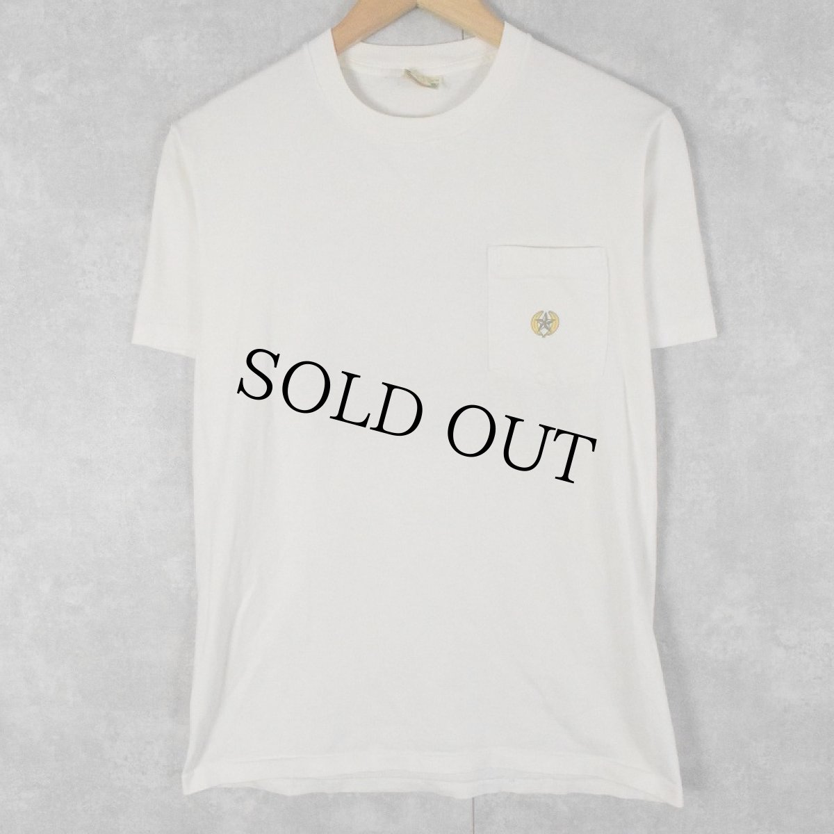 画像2: 80's BANANA REPUBLIC USA製 "TRAVEL&SAFARI CLOTHING" サイプリントポケットTシャツ M (2)