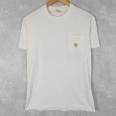 画像2: 80's BANANA REPUBLIC USA製 "TRAVEL&SAFARI CLOTHING" サイプリントポケットTシャツ M (2)