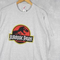 画像1: 90's JURASSIC PARK USA製 映画プリントTシャツ XL (1)