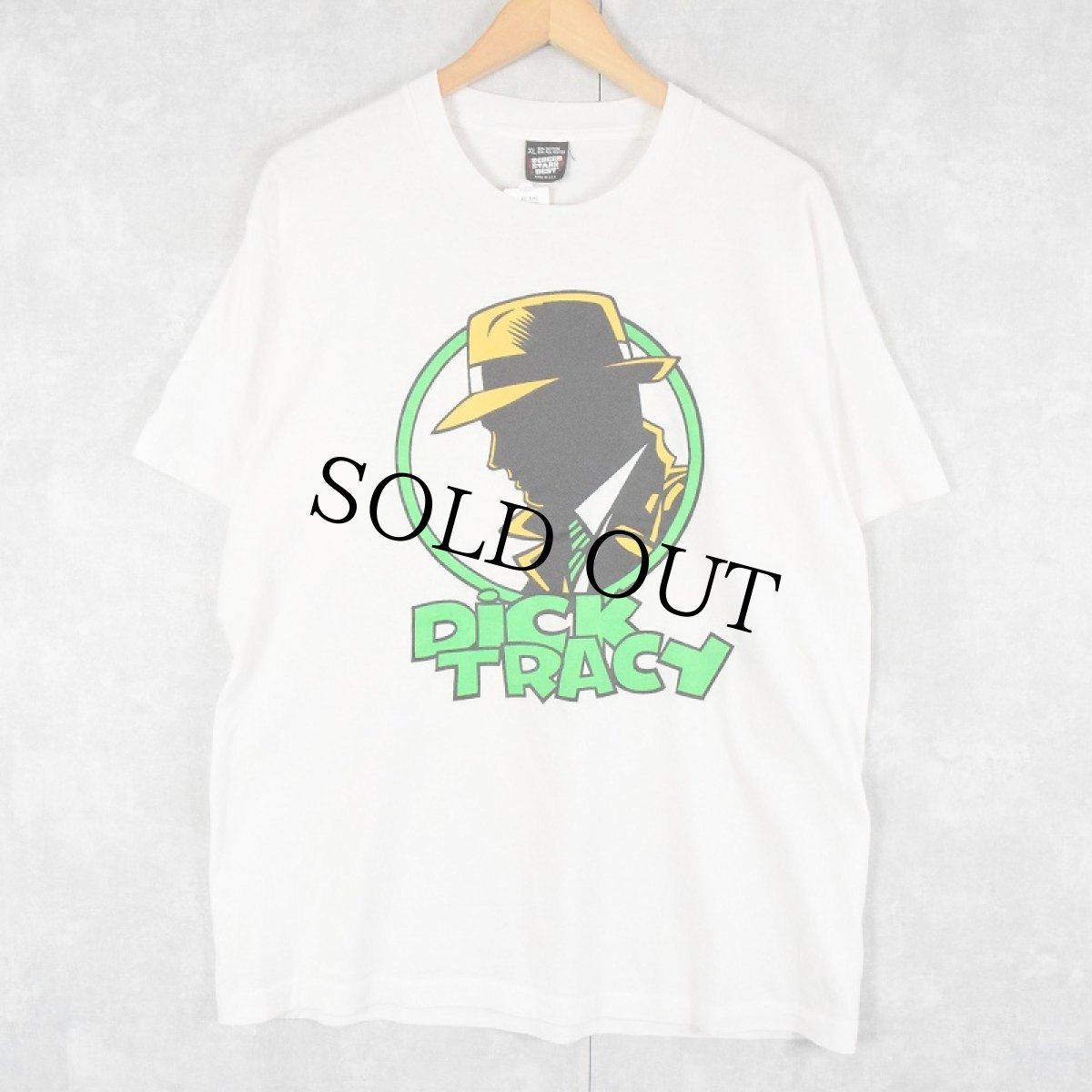 画像2: 90's DICK TRACY USA製 キャラクタープリントTシャツ XL (2)