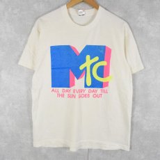 画像1: 90's USA製 "MTC" パロディプリントTシャツ L (1)