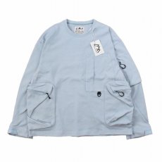 画像1: COMFY OUTDOOR GARMENT "SLOW DRY TEE(3D)" SMOKE BLUE【L】 (1)