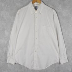 画像1: 90's Brooks Brothers USA製 "SLIM FIT" オックスフォードボタンダウンシャツ SIZE17-6 (1)