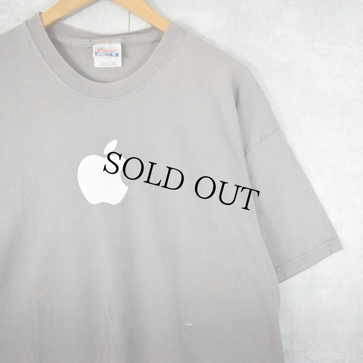 画像1: 2000's Apple ロゴプリントTシャツ XL (1)