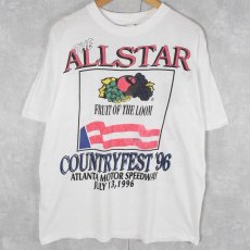 画像1: 90's USA製 "ALL STAR COUNTRY FEST '96" カントリーミュージックフェスティバル プリントTシャツ XL (1)