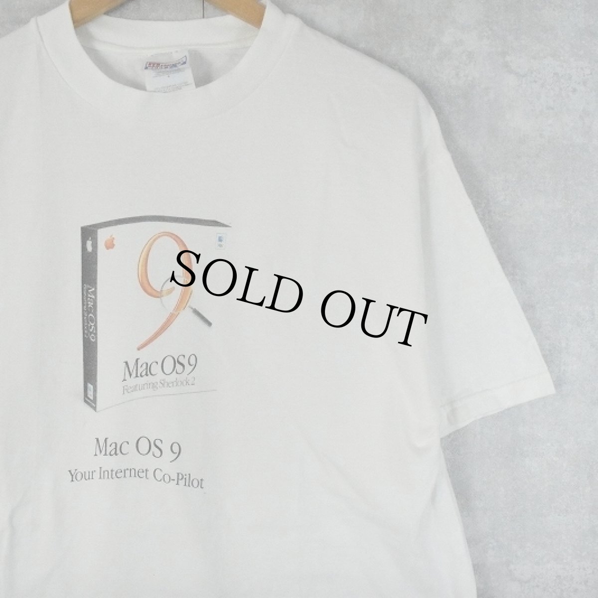 画像1: Apple "Mac OS 9" プリントTシャツ L (1)