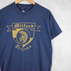画像1: 90's Milford Trojans プリントTシャツ M (1)
