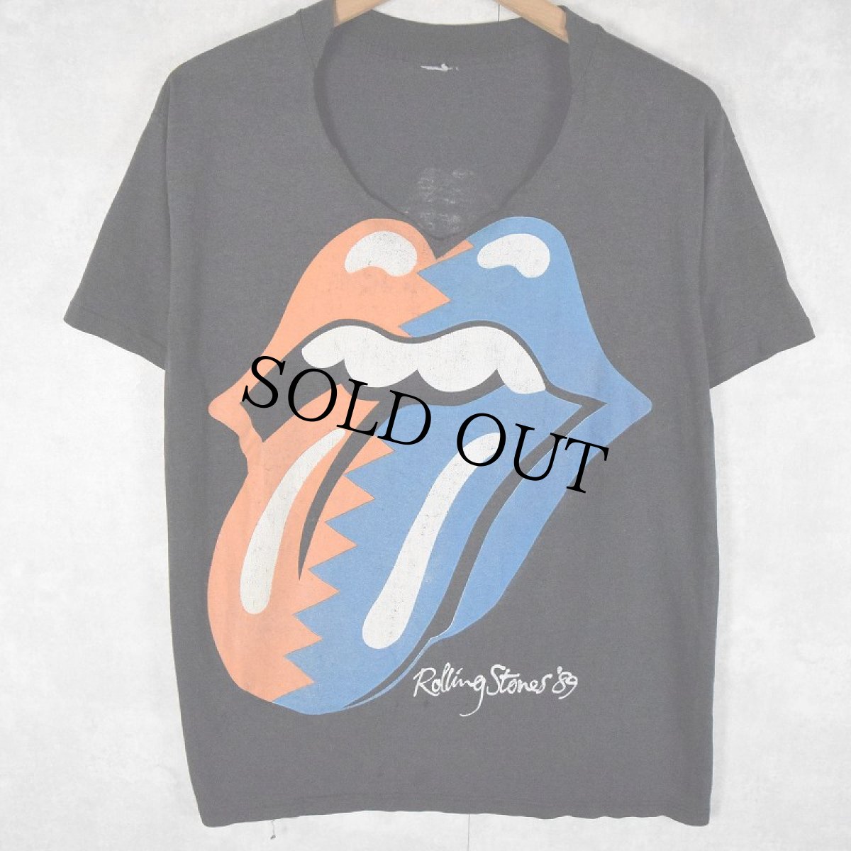 画像1: 1989 The Rolling Stones "THE NORTH AMERICAN TOUR" ロックバンドツアーTシャツ (1)