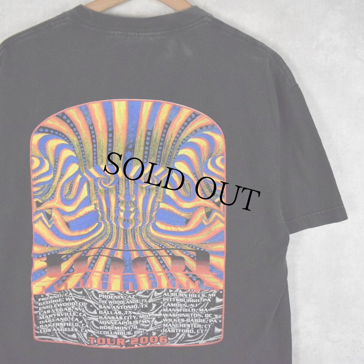 画像2: 2006 tool "10000 days" ロックバンドツアーTシャツ L (2)