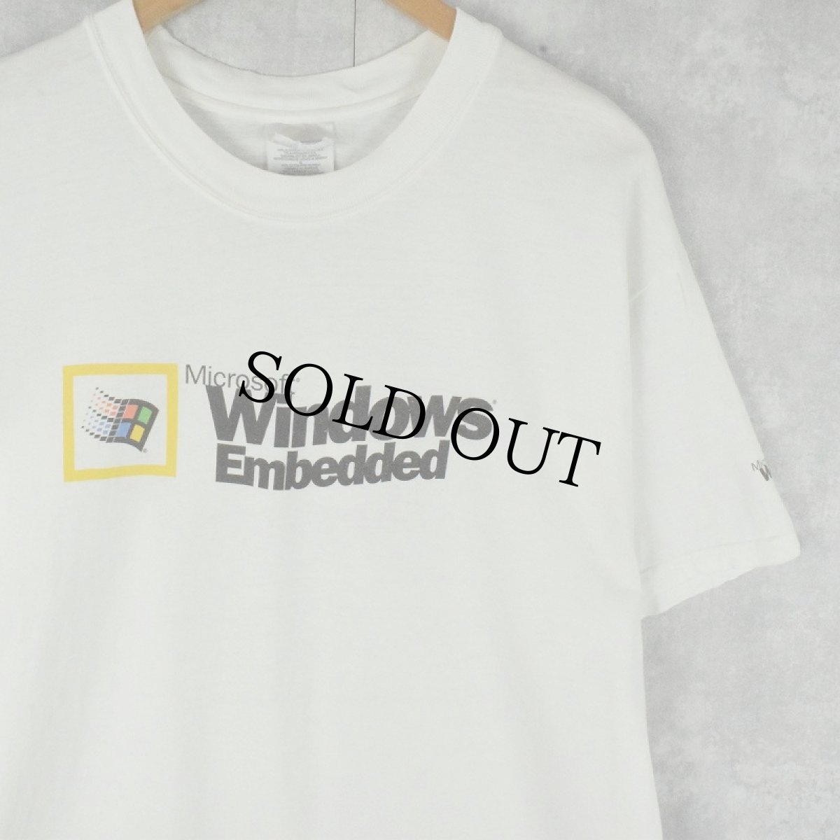 画像1: 2000's Microsoft Windows 企業プリントTシャツ L (1)