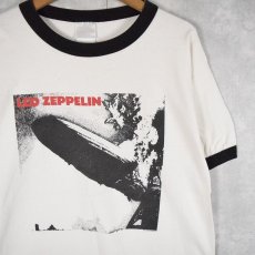 画像1: 00's LED ZEPPELIN ロックバンドリンガーTシャツ L (1)