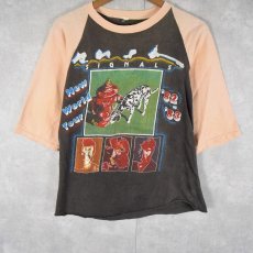 画像2: 80's Rush "SIGNALS" ロックバンドツアーラグランTシャツ (2)