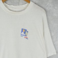 画像1: NEC SEGA "SONIC" キャラクタープリント 企業Tシャツ (1)