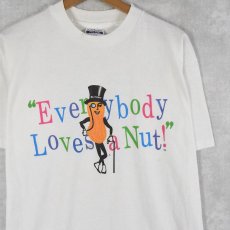画像1: 90's Mr.Peanut USA製 キャラクタープリントTシャツ L (1)