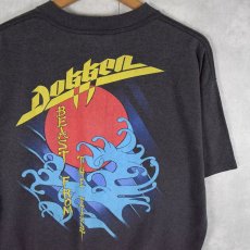 画像2: 80's DOKKEN USA製 "Beast from the East" ヘヴィメタルバンド アルバムTシャツ XL (2)