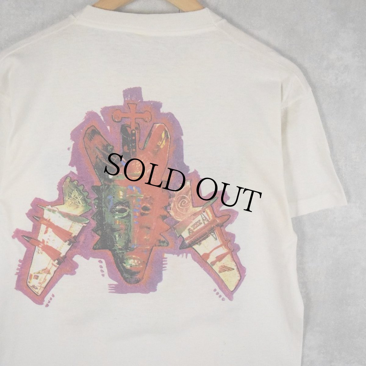 画像2: 90's Living Color USA製 ハードロック・バンドTシャツ L (2)