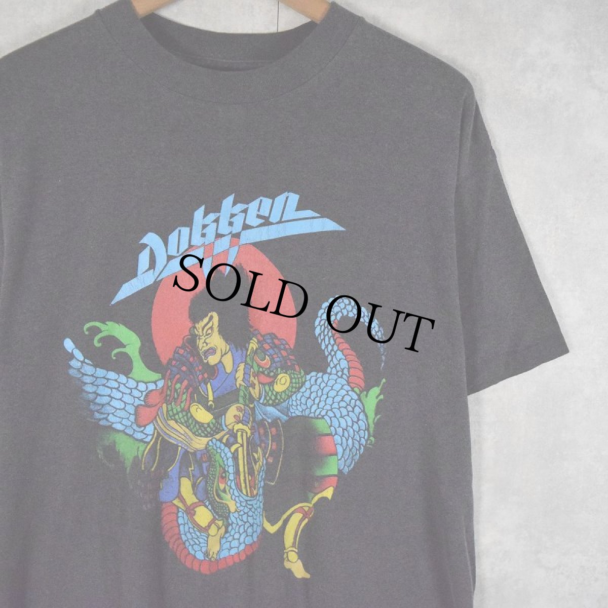 画像1: 80's DOKKEN USA製 "Beast from the East" ヘヴィメタルバンド アルバムTシャツ XL (1)