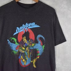 画像1: 80's DOKKEN USA製 "Beast from the East" ヘヴィメタルバンド アルバムTシャツ XL (1)