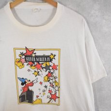 画像1: 80's Disney MICKEY MOUSE "SILVER SCREEN IV" キャラクタープリントTシャツ XL (1)