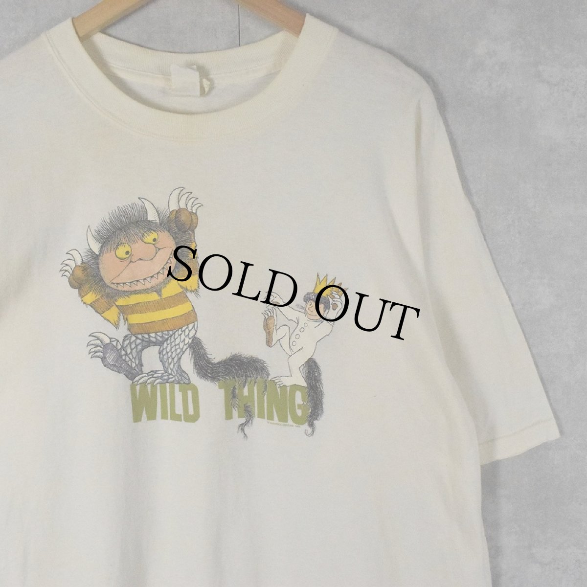 画像1: 90's USA製 かいじゅうたちのいるところ 絵本プリントTシャツ XL (1)