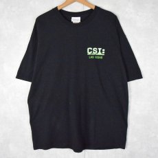 画像2: 2000's CSI: "there always a clue" テレビドラマプリントTシャツ XL (2)