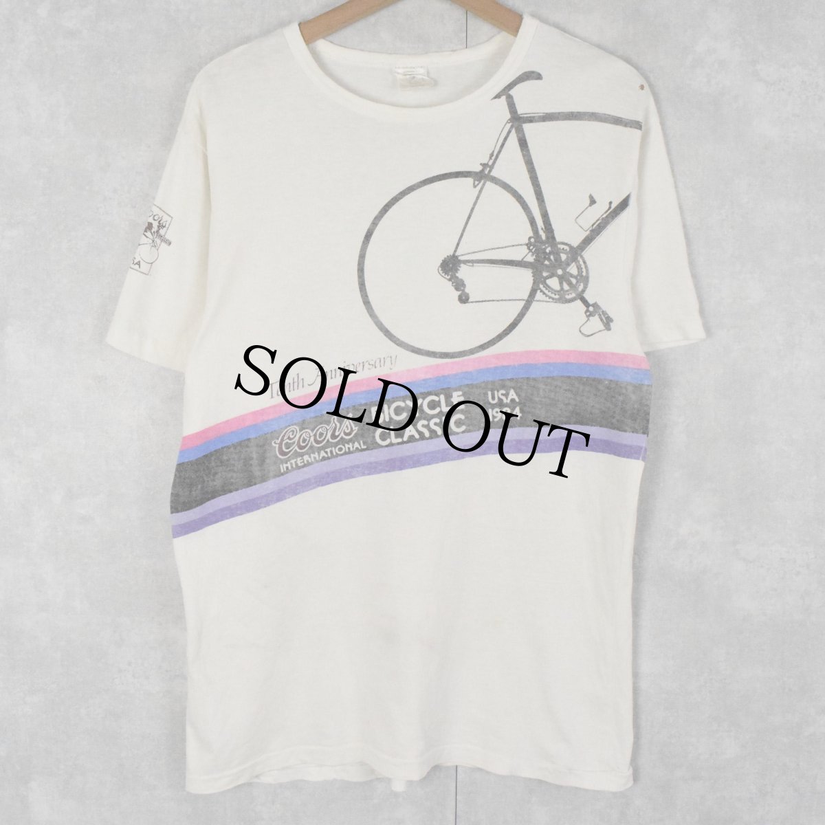 画像1: 80's USA製 "Coors International Bicycle Classic" ロードレースプリントTシャツ (1)