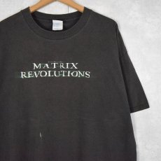 画像1: 2000's MATRIX REVOLUTIOMS USA製 映画プリントTシャツ XL (1)