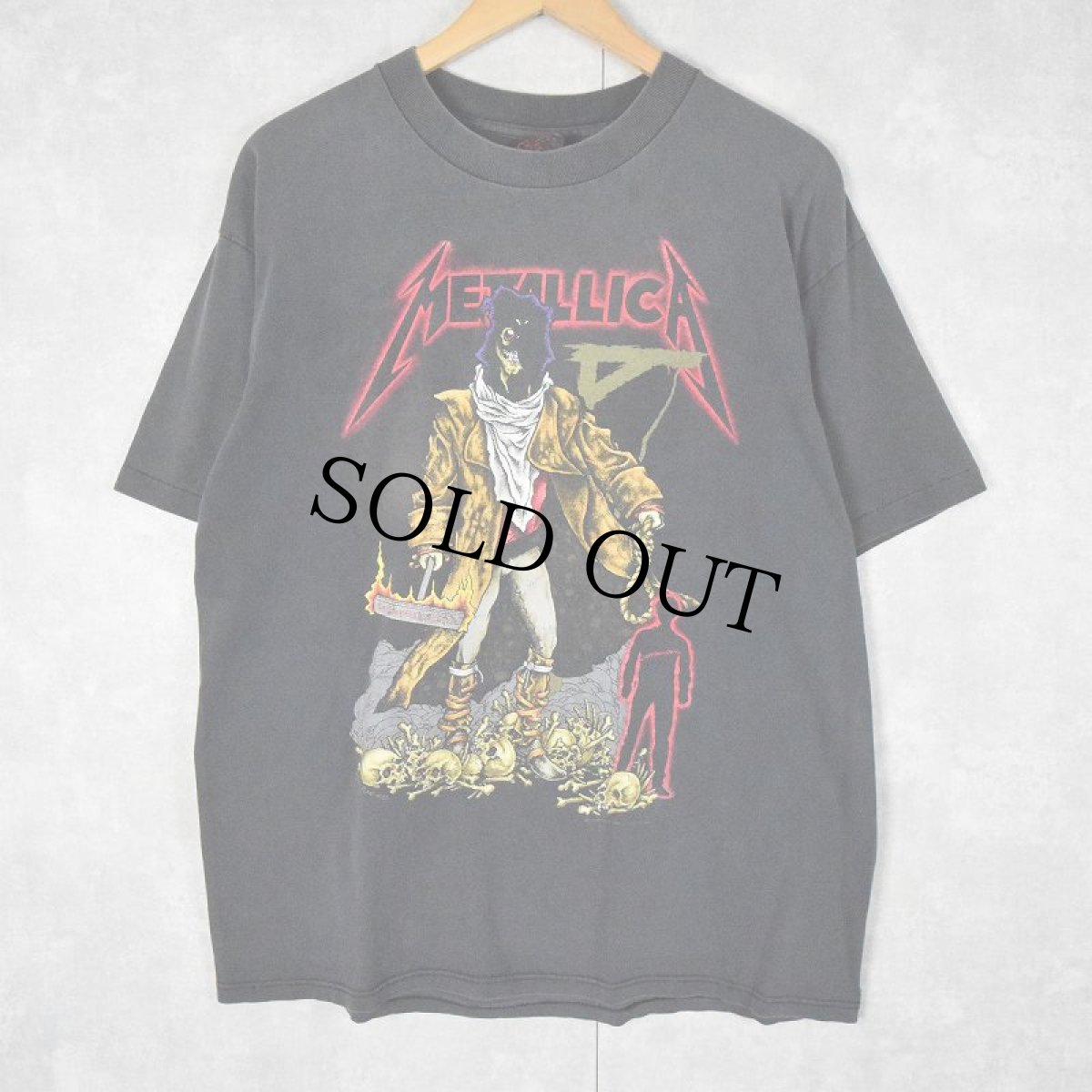 画像1: 90's METALLICA PUSHEAD "The Unforgiven" ロックバンドTシャツ XL (1)