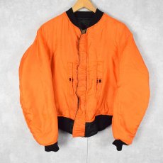 画像2: 民間品 ALPHA INDUSTRIES,INC. MA-1 フライトジャケット LARGE (2)