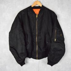 画像1: 民間品 ALPHA INDUSTRIES,INC. MA-1 フライトジャケット X-LARGE (1)