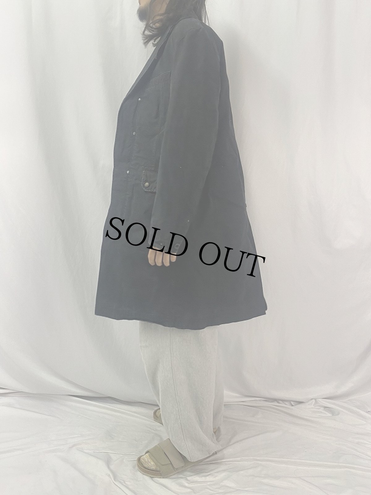 画像3: POLO Ralph Lauren ダックワークコート BLACK L (3)