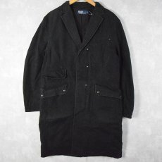 画像1: POLO Ralph Lauren ダックワークコート BLACK L (1)