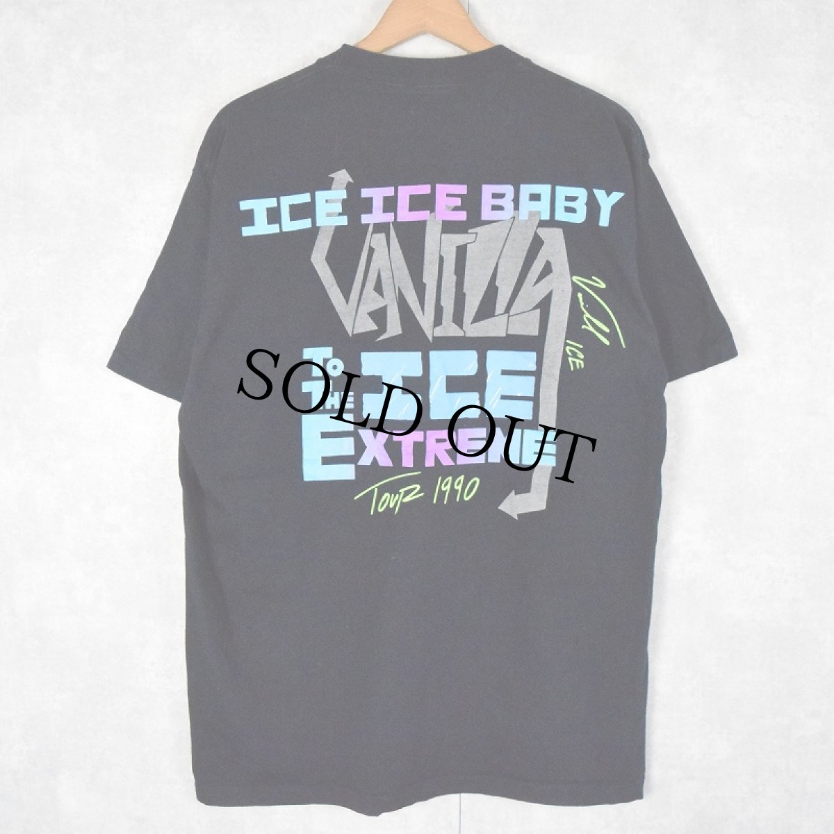 画像2: 90's VANILLA ICE “TO THE EXTREME TOUR 1990-91” ミュージシャンTシャツ  (2)