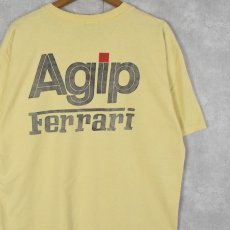 画像1: 90's Agip Ferrari ENGLAND製 ロゴプリントTシャツ XL (1)