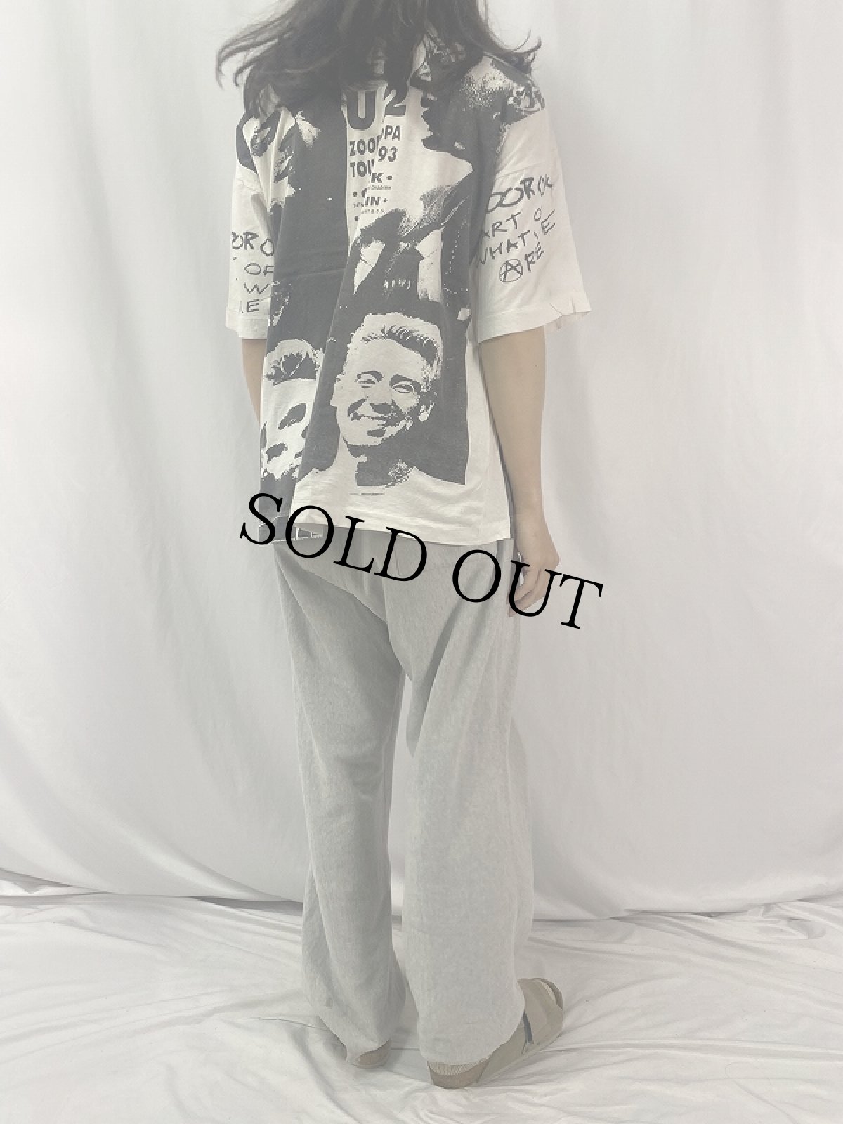 画像4: 90's Elvis Presley USA製 "TCB" ロックシンガー大判プリントTシャツ XL (4)