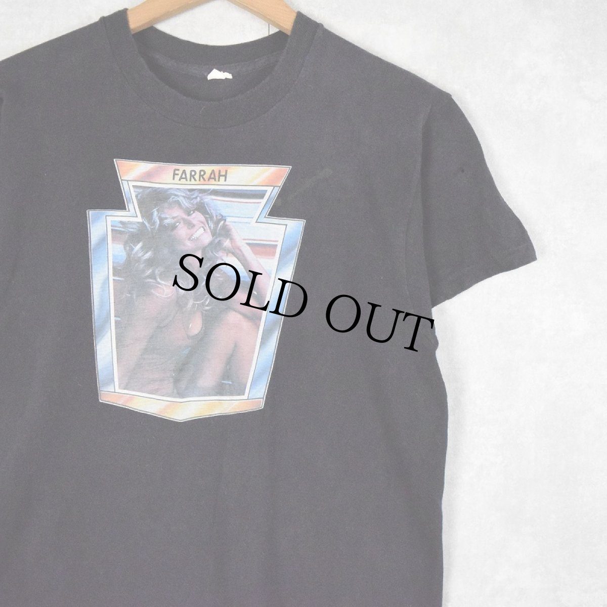 画像1: 80's "Farrah Fawcett" フォトプリントTシャツ (1)