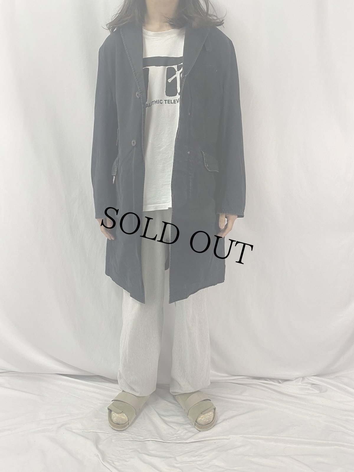 画像2: POLO Ralph Lauren ダックワークコート BLACK L (2)