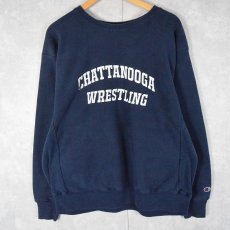 画像1: Champion PREMIUM REVERSE WEAVE "CHATTANOOGA WRESTLING" プリントスウェット L (1)