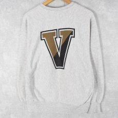 画像1: 90's JANSPORT REVERSE WEAVE TYPE USA製 "VANDERBILT UNIVERSITY" バックプリントスウェット  (1)