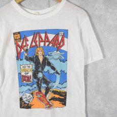 画像1: 80's DEF LEPPARD USA製 "Women Of Doom Hysteria 1987" ロックバンドプリントTシャツ M (1)